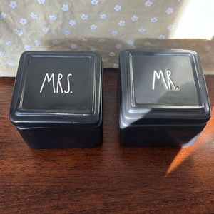 Rae Dunn trinket boxes by Magenta